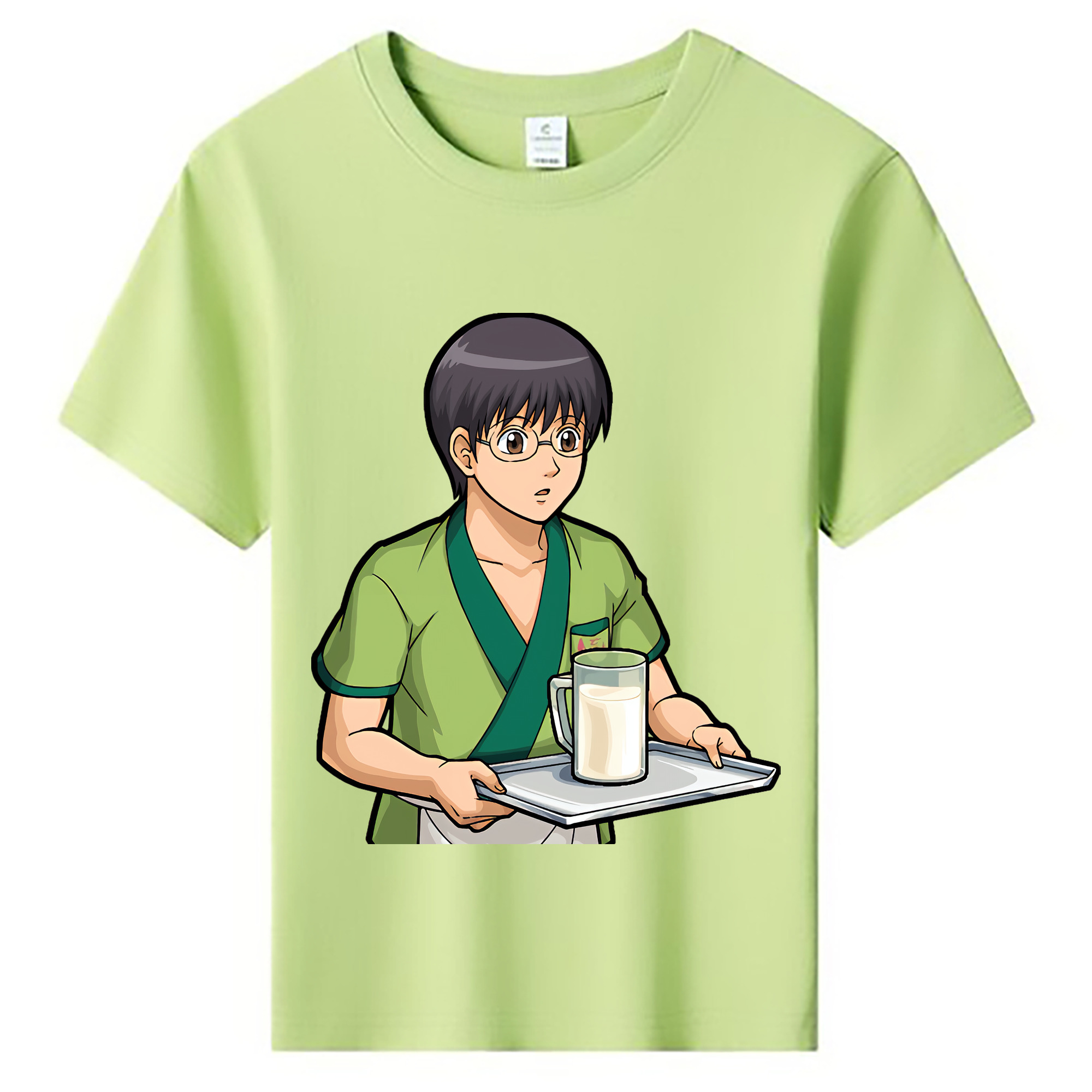 （画像用） ぎんたま 坂田銀時（さかたぎんとき） 神楽 志村新八（しむら しんぱち） GINTAMA Sakata Gintoki Kagura Shimura Shinpachi 綿100％キッズTシャツ（フロントプリント）